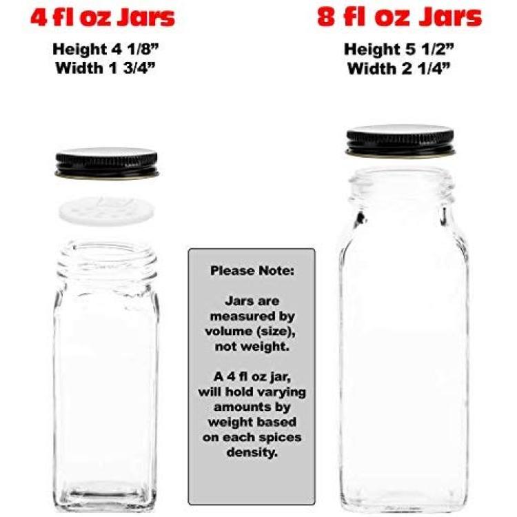 JuneHeart 4OZ Glass Spice Jars Set … curated on LTK