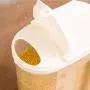 Bocal de Rangement Alimentaire Maison, Organiseur de Cuisine, Boîte de Rangement en Plastique Alimentaire, 2 Pièces (1,8L)