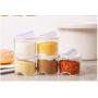 Eco Friendly Bbq 5spice Bottle Cruet Salt Pepper Seasoning Condiment Jars Storage Box Cellars Salt Servers Spoon Pigs