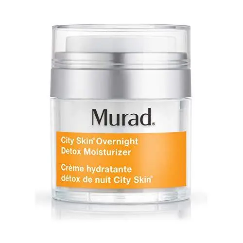 Murad City Skin Overnight Detox Moisturizer - Vitamin C Night Cream - Overnight Moisturizer for Face Detoxifies and Brightens, 1.7 Fl Oz