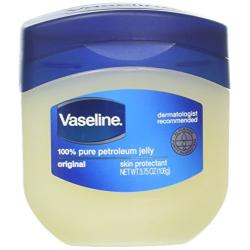 Vaseline 100% Pure Petroleum Jelly Skin Protectant 3.75 oz (Pack of 2)