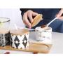 Mini Spice Jars Creative seasoning jar Japanese seasoning jar ceramic home kitchen seasoning box