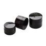 Wresty 4 Pcs Amber Glass Cosmetic Jar Empty Refillable Makeup Sample Comtainer Cosmetic Cream Container Pots With Inner Liners (30g)