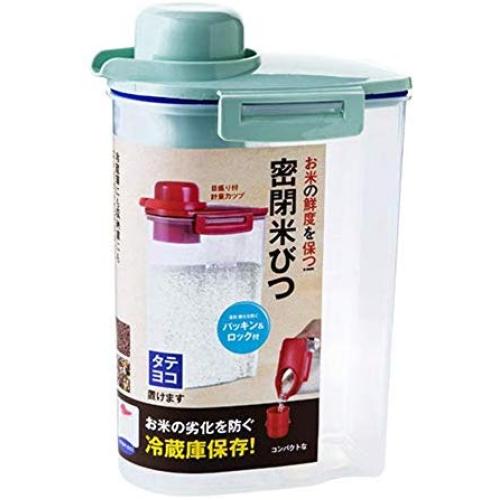 Kitchen Food Storage Jar Airtight Food Storage Kitchen Glass Jar Moisture-Proof Home Multi-Purpose Jam Bottle Cruet Plastic Sealed Canister (Color : Green)