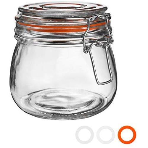 Argon Tableware Preserving/Biscuit Glass Storage Jar - 500ml