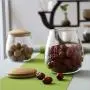Unique Nordic Glass Storage Bottle With Wooden Cover Minimalist Jars Storage Bottle Organizer Food Container For Kitchen Home,L Unique Nordic Glass Storage Bottle With Wooden Cover Minimalist Jars Storage Bottle Organizer Food Container For Kitchen Home,L