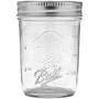 Ball Regular Mouth Glass Canning Half Pint Mason Jars w/Lids, 8 Ounce (48 Pack)