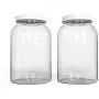 KombuJars Kombucha Jars 1 Gallon Glass (2 pack) Brewing Fermenting Storage Bottles, With Plastic Lids, Cloth Cover, and Bands (2) KombuJars Kombucha Jars 1 Gallon Glass (2 pack) Brewing Fermenting Storage Bottles, With Plastic Lids, Cloth Cover, and Bands (2)
