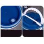Lcxliga Insulation Thermal Lunch Box Stainless Steel Food Storage Container Portable Bento Box With Handle 5 Layers (Color : Blue)
