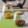 Creative Mason Jar Spices Borosilica Glass Jars With Lid Sealed Kitchen Storage Bottle Coffee Sugar Bulk Container Candy Cans Large Glass Storage Containers With Lids