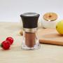 Spice Jar Cruet Home Kitchen Barbecue With Stainless Steel Sauce Jar Salt Pepper Seasoning Jar (100ml)