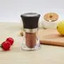 Spice Jar Cruet Home Kitchen Barbecue With Stainless Steel Sauce Jar Salt Pepper Seasoning Jar (100ml)