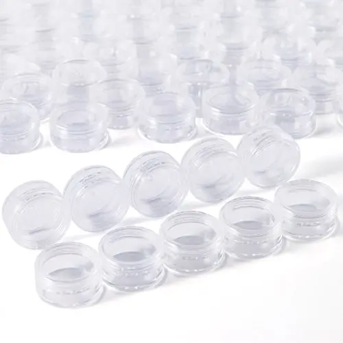 Anladia 3g Gram Jar Sample Cosmetic Containers Plastic Bottle Pot Lotion Cream Tool 100pcs Anladia 3g Gram Jar Sample Cosmetic Containers Plastic Bottle Pot Lotion Cream Tool 100pcs