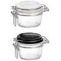 Lot de 12 Pots Bormioli Rocco Fido 4.25 oz (121 ml) avec Couvercle Blanc Lot de 12 Pots Bormioli Rocco Fido 4.25 oz (121 ml) avec Couvercle Blanc