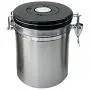 homozy Airtight Coffee Canister, Stainless Steel Container for the Kitchen, Coffee Ground Vault Jar With Co2 Valve, Great for Tea Coffee Sugar Storage (M) homozy Airtight Coffee Canister, Stainless Steel Container for the Kitchen, Coffee Ground Vault Jar With Co2 Valve, Great for Tea Coffee Sugar Storage (M)