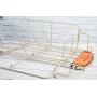 Salafey Foldable Shelf Rack,3-Tier Kitchen Spice Rack Bathroom Countertop, Jars Bottle Standing Storage Organizer Rack,White