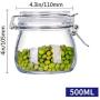 Sealed Can Glass Food Bottles Honey Lemon Passion Fruit Pickles Jars Lids Home Kitchen Gadget Storage Jars Tools Accessories Clear