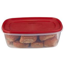 Home Décor Premium Easy Find Lids Food Storage Container 2.5 Gallon Racer Red Storage