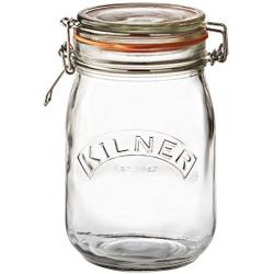 Kilner Round Clip Top Jar, 34-Fl Oz