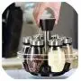 1 Set Glass Spice Jar Rotating Seasoning Box Salt Sugar Pepper Shaker Condiments Storage Bottle Holder Kitchen Gadget 1 Set Glass Spice Jar Rotating Seasoning Box Salt Sugar Pepper Shaker Condiments Storage Bottle Holder Kitchen Gadget
