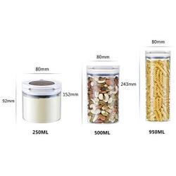Cwg Milk Powder Canister Airtight Bottle Storage Canisters Kitchen Storage Jar Food Tea Jar Moisture Proof-Small