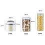 Cwg Milk Powder Canister Airtight Bottle Storage Canisters Kitchen Storage Jar Food Tea Jar Moisture Proof-Small