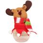 re2chiOngs Christmas Candy Jar,Christmas Snowman Santa Cloth Doll Round Candy Storage Box Jar Doll Decorated Biscuit Container Deer#