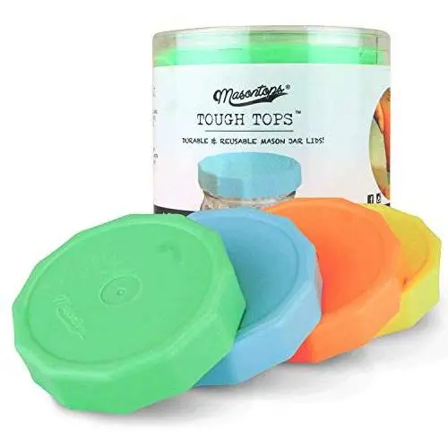 Capsules Mason Très Résistantes Multi-Couleurs - Bouchons à Vis Réutilisables BPA-Free pour Bocal - Étanchéité Réutilisable Capsules Mason Très Résistantes Multi-Couleurs - Bouchons à Vis Réutilisables BPA-Free pour Bocal - Étanchéité Réutilisable