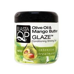 Elasta QP Glaze Mango Butter Moisturizer (3 Pack) - For Softer Fuller Looking Hair, Intensive Treatment, Strengthens, Thermal Protecting, Moisturizing, Adds Shine, 6 oz