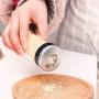 DUDDP Storage Spice lar set Reusable Jar Glass Rotating Seasoning Cans Set, A Set of 6, Multiple Kinds Holes