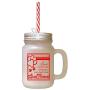 Red If Love Could Have Saved You Would Have Lived Forever Frosted Glass Mason Jar With Straw