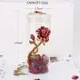 Coffee Jar Tea Jar Crystal Enamel Rose Storage Container Kitchen Container