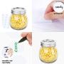 KAMOTA Round Mason Jars 12 oz With Regular Lids and Bands, Ideal for Jam, Honey, Wedding Favors, Shower Favors, Baby Foods, DIY Magnetic Spice Jars, 12 PACK, 20 Whiteboard Labels Included
