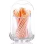 Glasbehälter für Stuzzicadenti – Runde Acrilic Stuzzicadenti Box – Stuzzicadenti Jar – Stuzzicadenti Holder