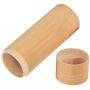 Bamboo Fragrant Tube Natural Portable Tea Box Tea Jar Storage Container Box Candy Jar Incense Tube as show