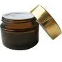 TOPWEL 30ML(1 OZ) Amber Glass with Glod Cap Empty Refillable Cosmetic Cream Jar Pot Bottle Container (3PCS) TOPWEL 30ML(1 OZ) Amber Glass with Glod Cap Empty Refillable Cosmetic Cream Jar Pot Bottle Container (3PCS)