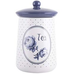 Katie Alice &quotVintage Indigo Ceramic Tea Jar by Creative Tops, 16 x 9 cm (6录 X 3陆)