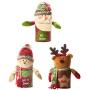 1PC Christmas Candy Jar Santa Claus/Snowman/Elk Pattern Storage Box Ornaments for Kids Old Man