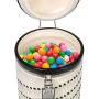 ART & ARTIFACT Ceramic Cat Treat Cookie Jar - Sealable Kitchen Canister