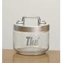 Italo Ottinetti Glass Jar Dull Aluminium Lid Al Handle 0.5 Litre The, Metallic, one Size