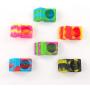 YHSWE 25 Square 9ml Silicone Stackable Container Non Stick Storage Concentrate Box Oil Jar