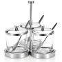 LQQGXLCondiment bottle, jar condiment storage box Spice jars, jars, jars, jars, food storage containers, sugar bowls, sugar bowls