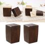 2pcs Wood Tea Cans Handmade Kung Fu Tea Caddy Box Portable Travel Tea Storage Sealed Jar for Candy Nut Coffee Bean Powder Box