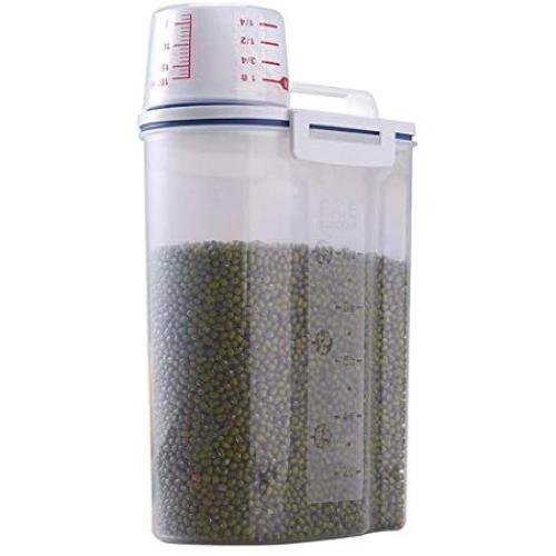 Sasaply Sealed Jar Kitchen Plastic Tanks Rice Storage Bucket Food Snack Grain Boxes Food Storage & Organization Sets