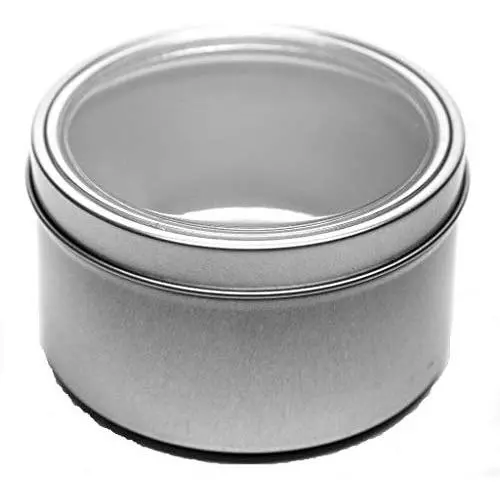 Boîtes de rangement alimentaires et d'épices magnétiques non ferreuses, sans BPA, avec couvercle rigide transparent et aimants adhésifs Boîtes de rangement alimentaires et d'épices magnétiques non ferreuses, sans BPA, avec couvercle rigide transparent et aimants adhésifs
