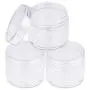 Beauticom 60 Grams/60 ML (2 Oz) Round Clear Leak Proof Plastic Container Jars with Clear Lids for Travel Storage Makeup Cosmetic Lotion Scrubs Creams Oils Salves Ointments (3 Jars) Beauticom 60 Grams/60 ML (2 Oz) Round Clear Leak Proof Plastic Container Jars with Clear Lids for Travel Storage Makeup Cosmetic Lotion Scrubs Creams Oils Salves Ointments (3 Jars)