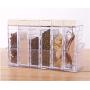 Mini Spice Jars Spice jar kitchen supplies set transparent seasoning box