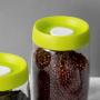 Nesee Vacuum Plastic Food Storage Jar Bags,Vacuum Sealed Canister Cans Dry Dried Food Storage Container Box,Airtight Lid Food Storage Tanks