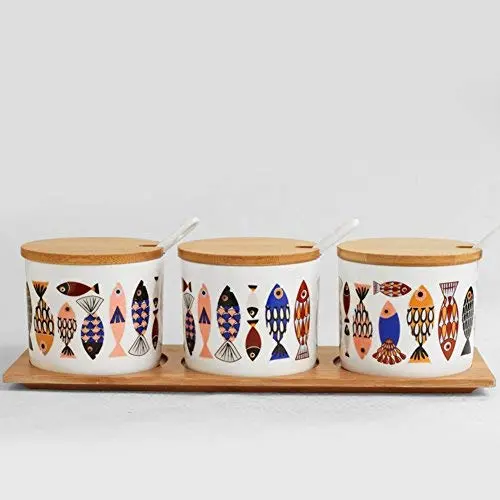 Bouteille à condiments en porcelaine, petits pots à épices, pot en céramique pour assaisonnement, pot en céramique pour sucre. Bouteille à condiments en porcelaine, petits pots à épices, pot en céramique pour assaisonnement, pot en céramique pour sucre.