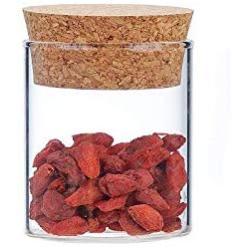 storage jar Grain container Food container Storage Box，High borosilicate transparent glass cork food seasoning moisture-proof sealed can